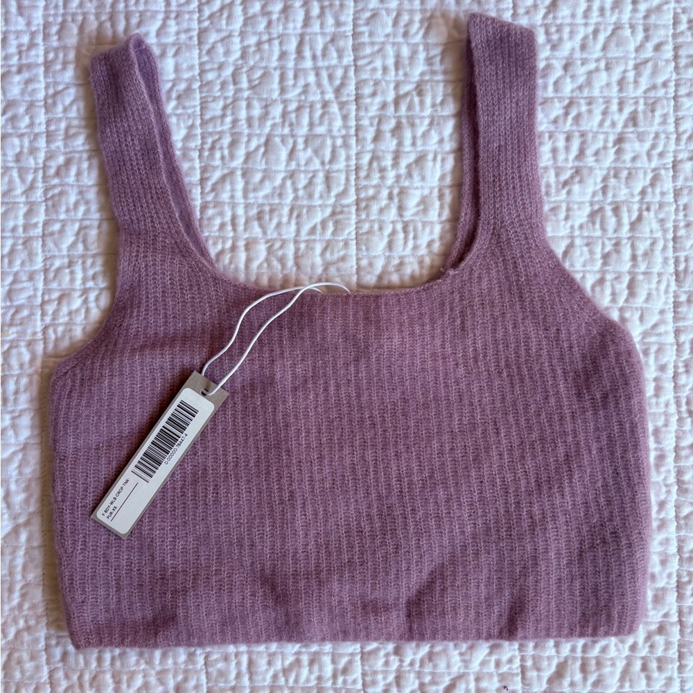 Everlane wool cropped tank - lavender size XS